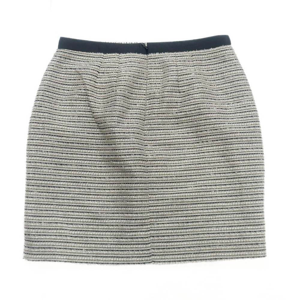 NWT Ann taylor loft skirt black/ gray metallic size 4 petite - Picture 3 of 5